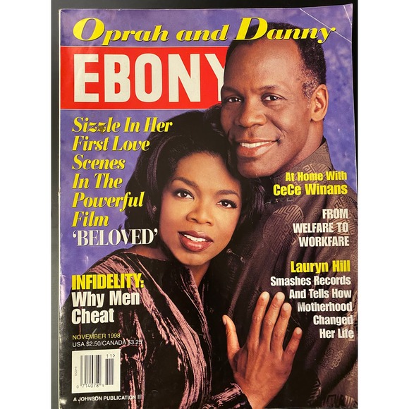 Ebony Magazine, November 1998, Oprah and Danny Cover Feature Story - Picture 1 of 16